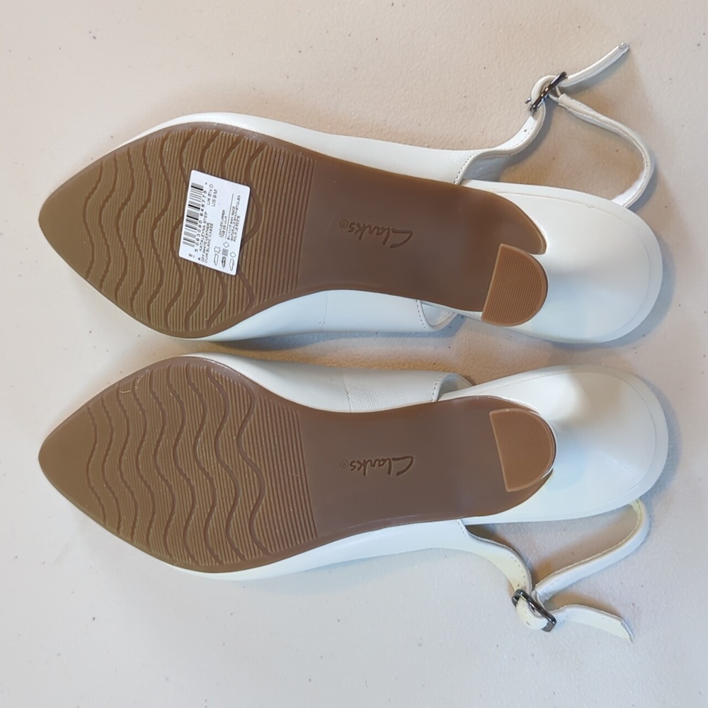 Clarks, Kataleyna Step Pump , Off White, Slingbac… - image 6